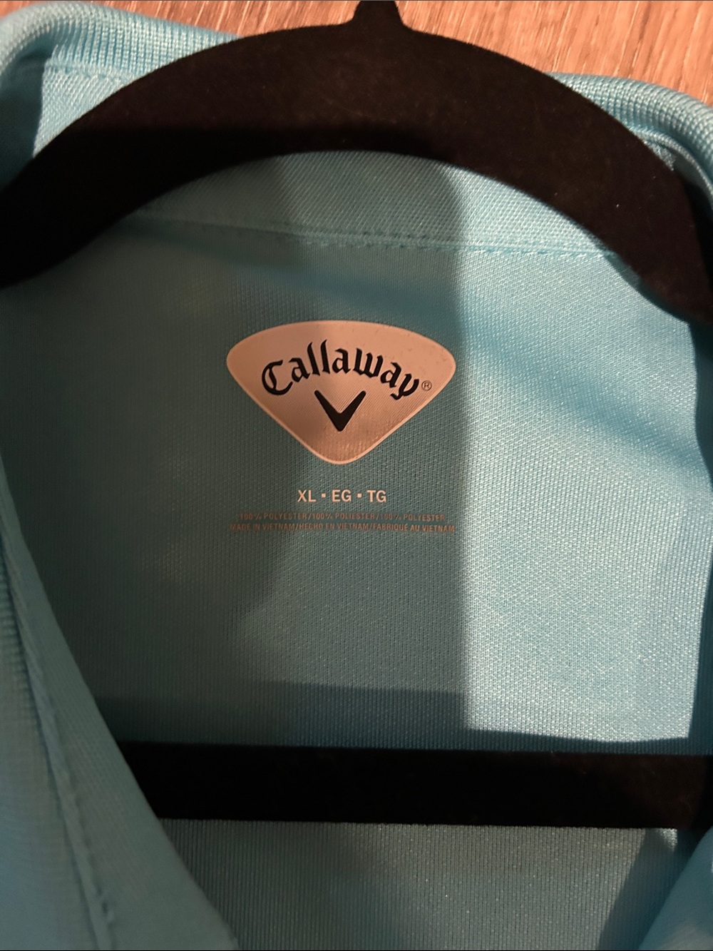 Callaway Light Blue Men’s Polo Shirt